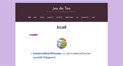 Desktop Screenshot of jeudutao.com